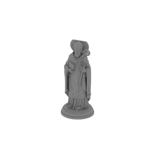 Saint Adalbard - Devotional Statue.stl