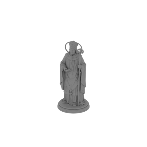 Saint Adalbero II of Metz - Devotional Statue.stl