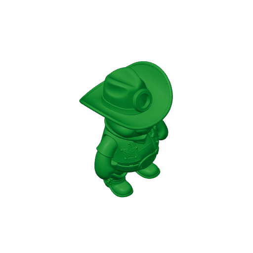 Winnie the Pooh Cowboy Ring Figure.3mf