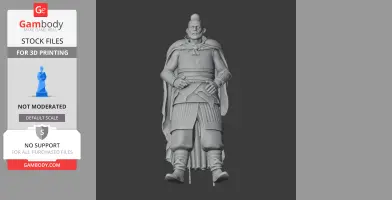Ubba Ragnarsson Viking - Historical Warrior STL