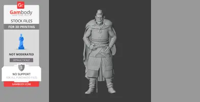 Ubba Ragnarsson Viking - Historical Warrior STL