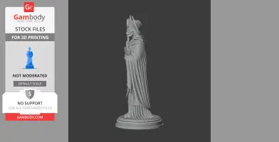 Saint Adalbero of Wurzburg - Devotional - STL 3D Print