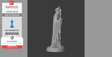Saint Adalbero of Wurzburg - Devotional - STL 3D Print