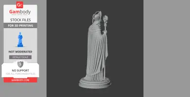 Saint Adalbero of Wurzburg - Devotional - STL 3D Print