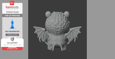 Winnie the Pooh Cthulhu Ring Figure - Mashup Figure STL