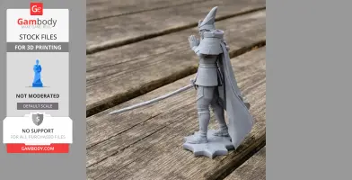 Uesugi Kenshin Samurai Classic - Historical Warrior STL