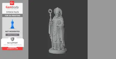 Saint Adalbert of Magdeburg - Devotional - STL 3D Print