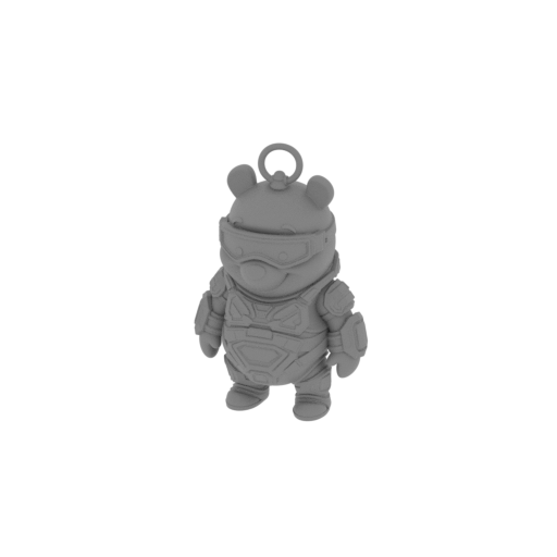 Winnie the Pooh Cyberpunk Ring Figure.stl