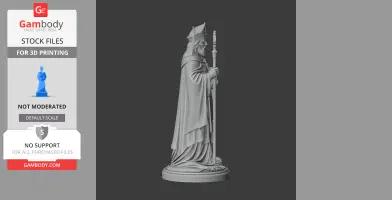 Saint Adalbert of Prague - Devotional Statue - STL 3D Print