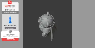 Winnie the Pooh Dark Knight Ring Figure - Mashup Figure STL
