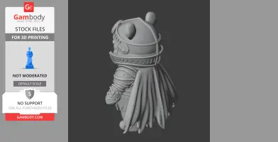 Winnie the Pooh Dark Knight Ring Figure - Mashup Figure STL