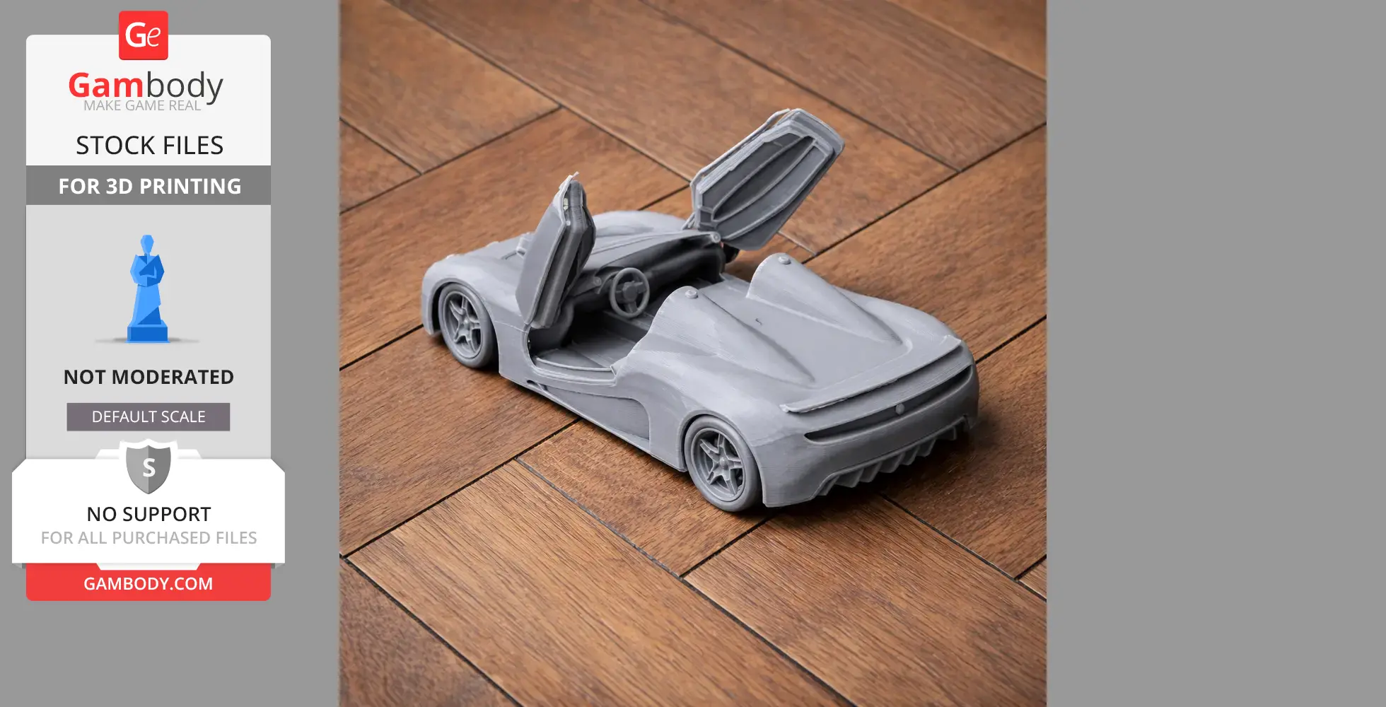 Bizzarrini P538 - Scale Vehicle STL