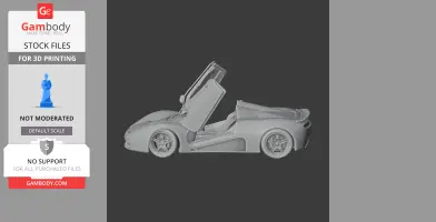 Bizzarrini P538 - Scale Vehicle STL