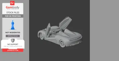 Bizzarrini P538 - Scale Vehicle STL