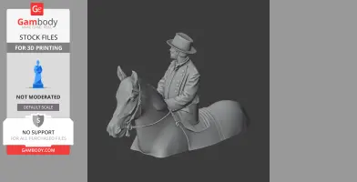 Ulysses S Grant Civil War Soldier - Historical Warrior STL