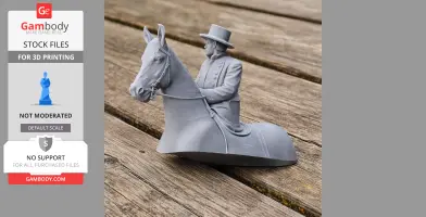 Ulysses S Grant Civil War Soldier - Historical Warrior STL