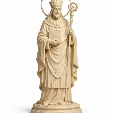 Saint Adalgar - Devotional Statue - STL 3D Print