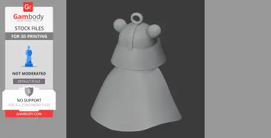 Winnie the Pooh Darth Vader Ring Figure - Mashup Figure STL