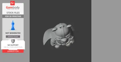 Winnie the Pooh Darth Vader Ring Figure - Mashup Figure STL