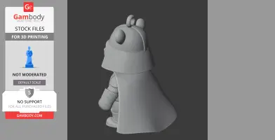 Winnie the Pooh Darth Vader Ring Figure - Mashup Figure STL