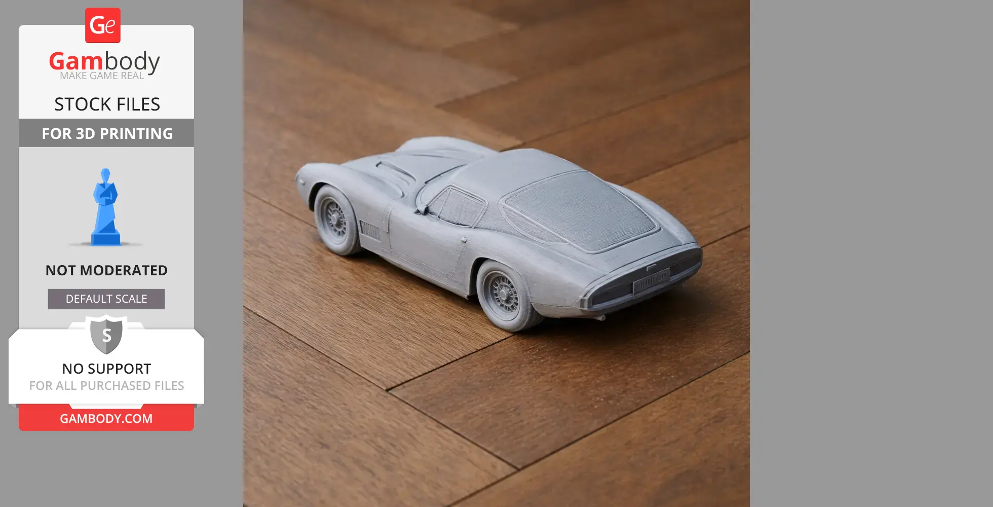 Bizzarrini Strada - Scale Vehicle STL