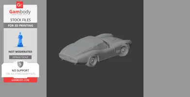 Bizzarrini Strada - Scale Vehicle STL