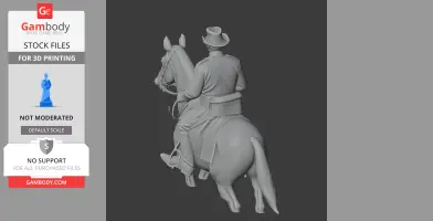 Union Infantry Captain Civil War - Historical Warrior STL