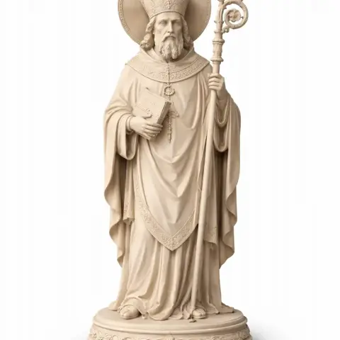 Saint Adalgott - Devotional Statue - STL 3D Print