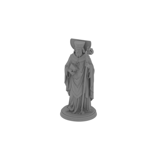 Saint Adalgott - Devotional Statue.stl