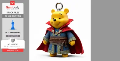 Winnie the Pooh Doctor Strange Ring - Mashup Figure STL