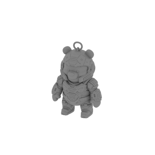 Winnie the Pooh Doom Slayer Ring Figure.stl