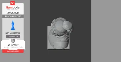 Vasco Nunez de Balboa Bust - Historical Warrior STL