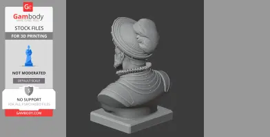 Vasco Nunez de Balboa Bust - Historical Warrior STL