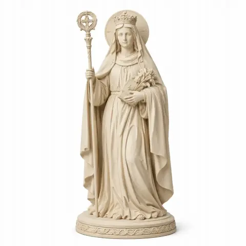 Saint Adela of Pfalzel - Devotional Statue - STL 3D Print