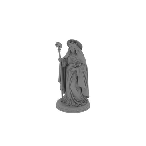 Saint Adela of Pfalzel - Devotional Statue.stl