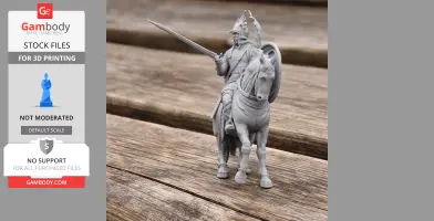 Vercingetorix Ancient Warrior - Historical Warrior STL