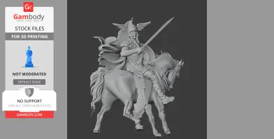Vercingetorix Ancient Warrior - Historical Warrior STL