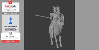 Vercingetorix Ancient Warrior - Historical Warrior STL