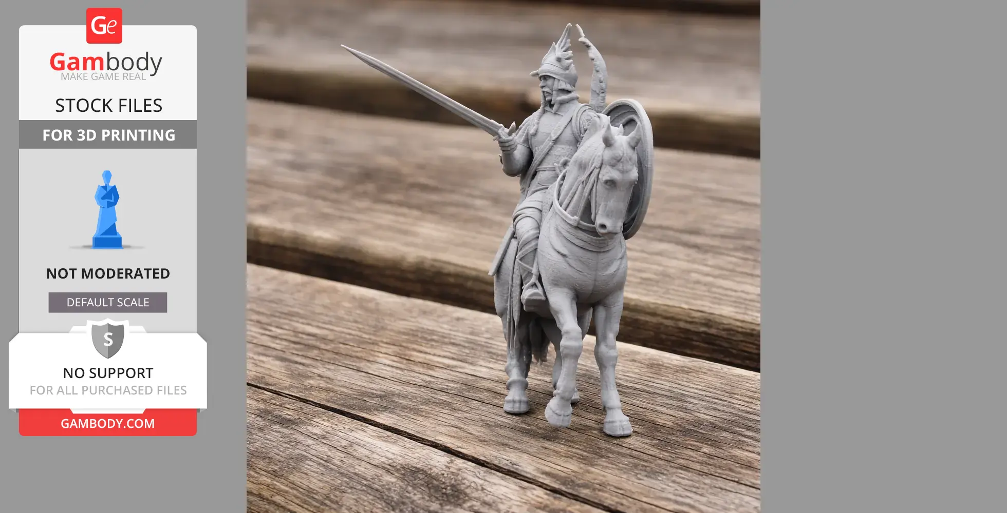 Vercingetorix Ancient Warrior - Historical Warrior STL