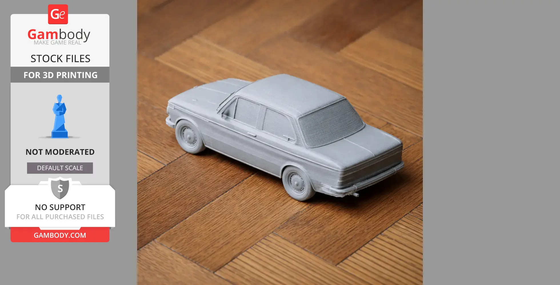 BMW 2002 - Scale Vehicle STL