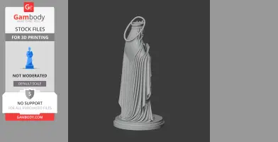 Saint Adelaide of Italy - Devotional Statue - STL 3D Print