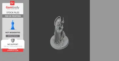 Saint Adelaide of Italy - Devotional Statue - STL 3D Print