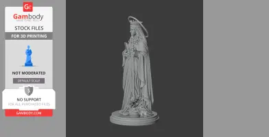 Saint Adelaide of Italy - Devotional Statue - STL 3D Print