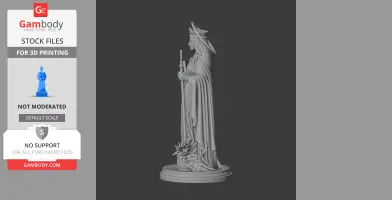 Saint Adelaide of Italy - Devotional Statue - STL 3D Print