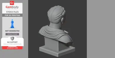 Vespasian Bust - Historical Warrior STL