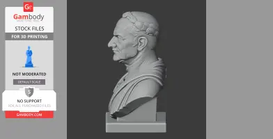 Vespasian Bust - Historical Warrior STL
