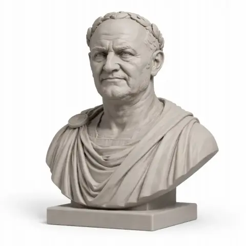 Vespasian Bust - Historical Warrior STL