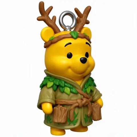 Winnie the Pooh Druid Ring Figure - Mashup Figure STL