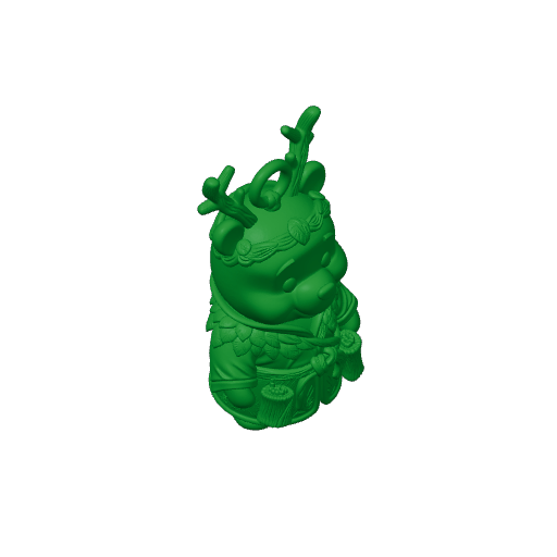 Winnie the Pooh Druid Ring Figure.3mf