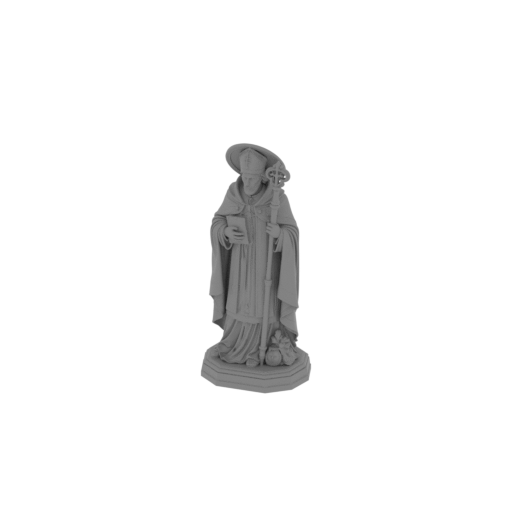 Saint Adelelmus of Burgos - Devotional Statue.stl